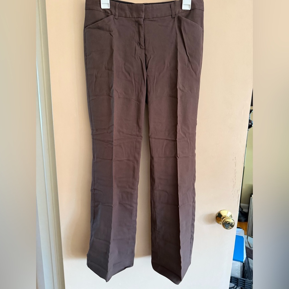 Express Brown Editor Pant - Size 4